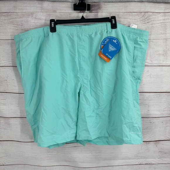 Columbia Backcast III Water Shorts‎ Mens 4XL Lined PFG Omni-Shade UPF 50 NEW - Picture 1 of 7